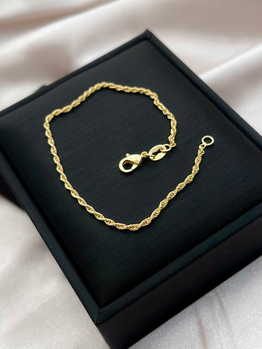 Pulsera tejido lazo de 18cms