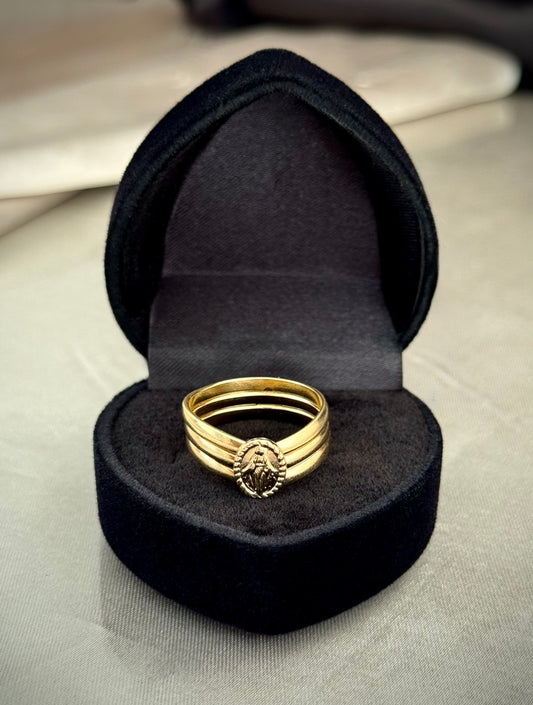 Anillo Virgen Milagrosa Talla 6