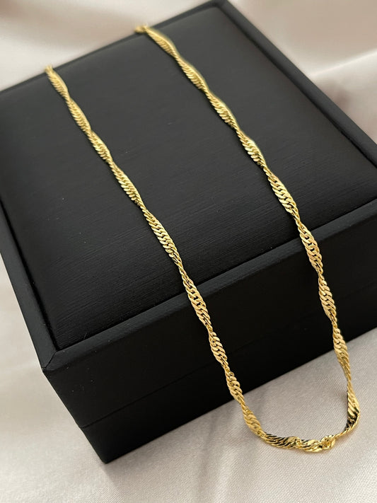 Cadena singapur 2mm 45cms
